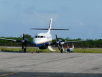 Ausflug Samana  Flugzeug am Flughafen Punta Cana National (DOM).
